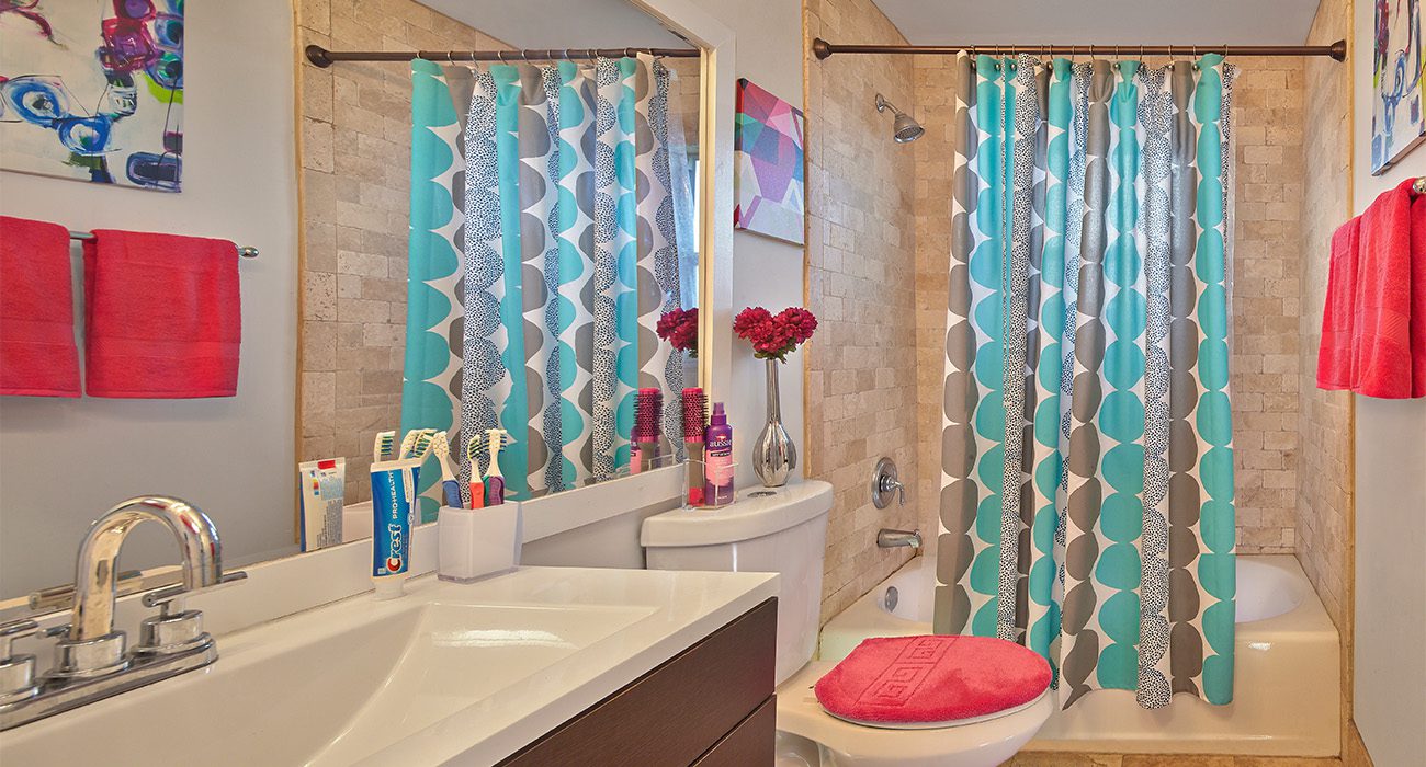 Bathroom at The Parker Sober Living Home in Delray Beach